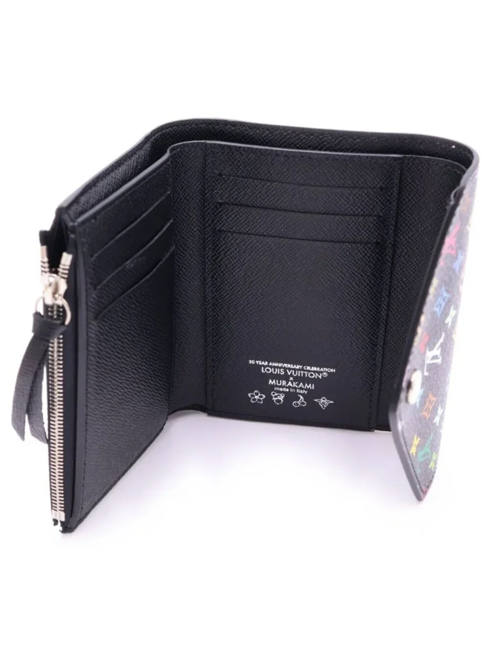 Louis Vuitton Monogram Multicolor Portefeuille Victorine Compact Wallet Trifold